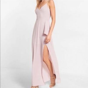 BNWT Express High Slit Dress, Blush pink , Size 12